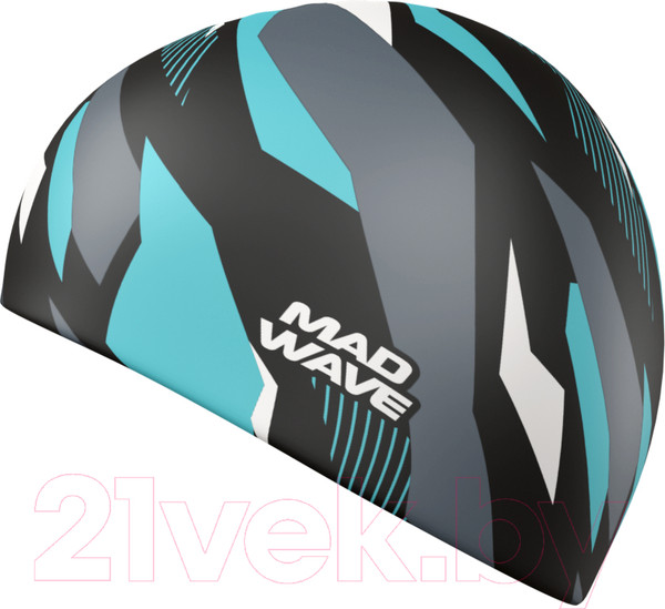Изображение товара Шапочка для плавания Mad Wave Stripes