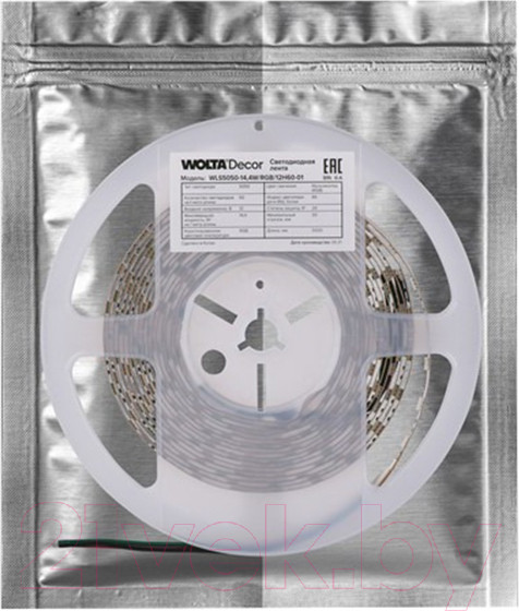 Изображение товара Светодиодная лента Wolta WLS2835-24W/6500/24H240-01