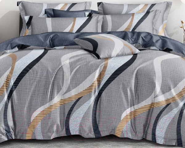 Изображение товара Комплект постельного белья Alleri Сатин Premium Семейный / СП-277