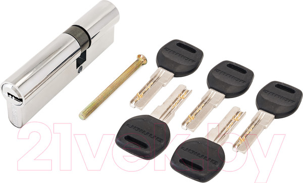 Изображение товара Цилиндровый механизм замка Аллюр HD F 90-5К CP 35x55 (хром)