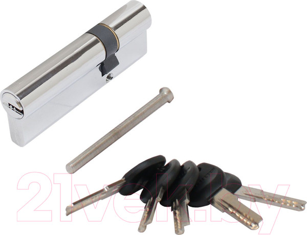 Изображение товара Цилиндровый механизм замка Аллюр HD F 90-5К CP 30x60 (хром)