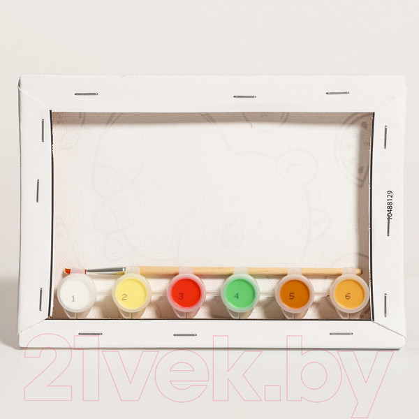 Изображение товара Картина по номерам Школа талантов Капибара и фрукты / 10488129