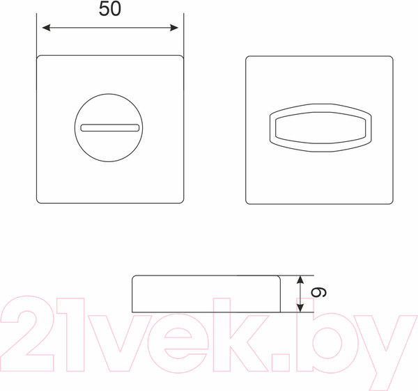 Изображение товара Ручка дверная Аллюр Арт Коломбо SN+L7050S SN+BK-S1 SN/CP 2380/S7050 (матовый никель)