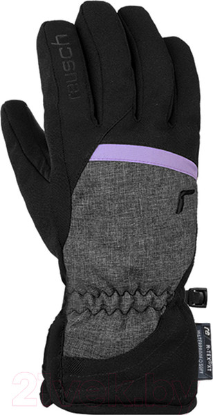 Изображение товара Перчатки лыжные Reusch Coral R-Tex XT / 6331229-7890 (р-р 8, Black/Black Melange/Wist)