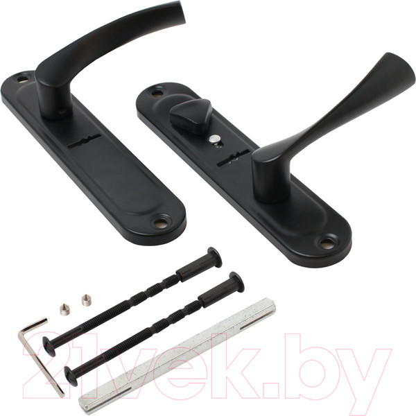 Изображение товара Ручка дверная Аллюр 03S BL R