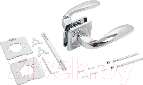 Изображение товара Ручка дверная БУЛАТ РФ 05.04 Атлас (хром)