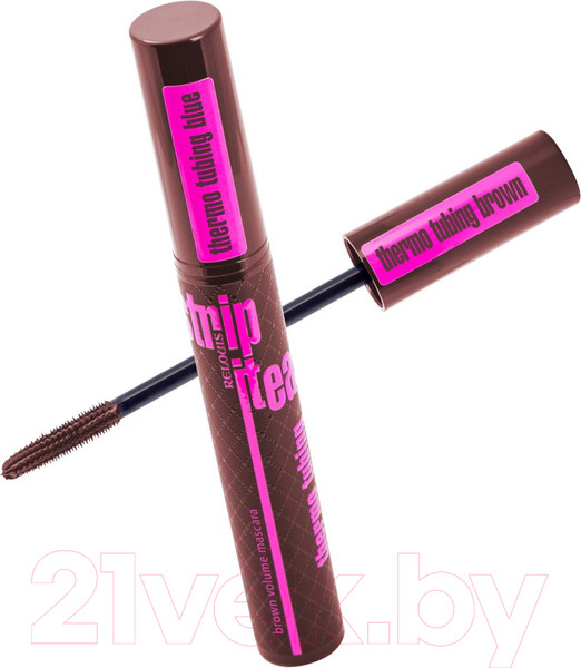 Изображение товара Тушь для ресниц Relouis Strip it Easy Thermo Tubing объемная (коричневый)