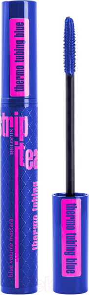 Изображение товара Тушь для ресниц Relouis Strip it Easy Thermo Tubing объемная (синий)