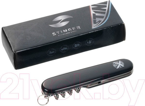 Изображение товара Нож швейцарский STINGER FK-K5006NH-4F 