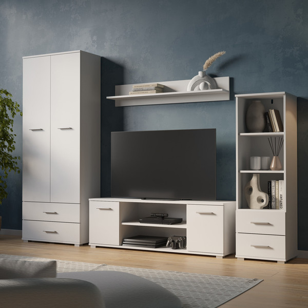 Изображение товара Стеллаж НК Мебель Fun СТ-1.130 / 71337901 (белый)