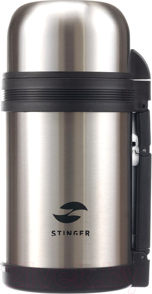Изображение товара Термос для напитков STINGER HG-1000-1 (1л, серебристый)