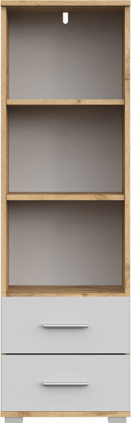 Изображение товара Стеллаж НК Мебель Fun СТ-1.130 / 71339807 (дуб вотан/белый)