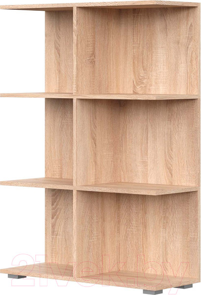 Изображение товара Стеллаж НК Мебель Qwant СТ-2 / 71339832 (дуб сонома)