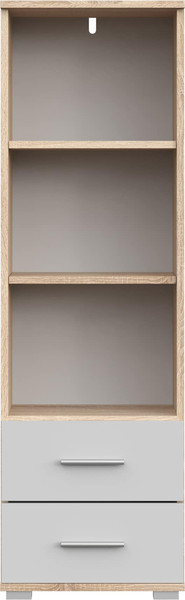 Изображение товара Стеллаж НК Мебель Fun СТ-1.130 / 71337902 (дуб сонома/белый)