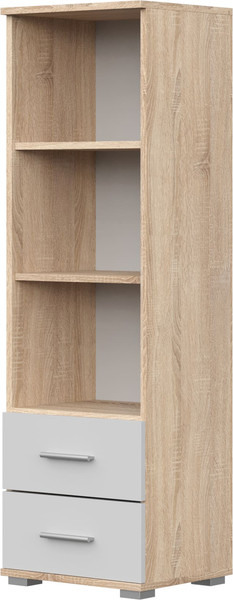Изображение товара Стеллаж НК Мебель Fun СТ-1.130 / 71337902 (дуб сонома/белый)