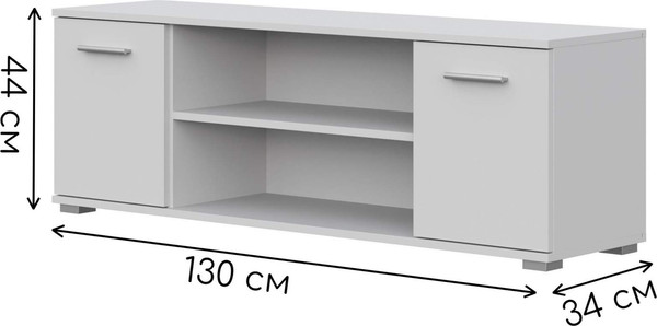 Изображение товара Тумба НК Мебель Fun ТВ-130 / 71337911 (белый)