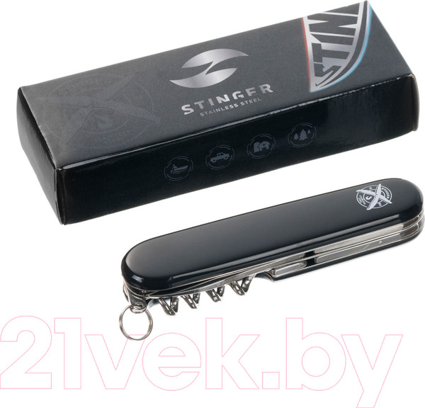 Изображение товара Нож швейцарский STINGER FK-K5006NH-11F 