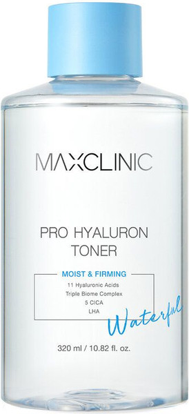Изображение товара Тонер для лица Maxclinic Pro Hyaluron Sleeping увлажняющий с 11 видами гиалуроновой к-ты (320мл)