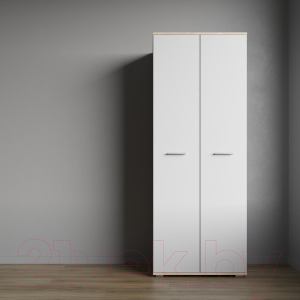 Изображение товара Шкаф НК Мебель Fun ШК-80 / 71339819 (дуб сонома/белый)