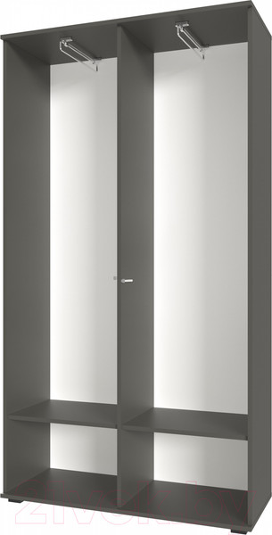 Изображение товара Шкаф НК Мебель Stark 2-х дверный / 71579685 (серый графит)
