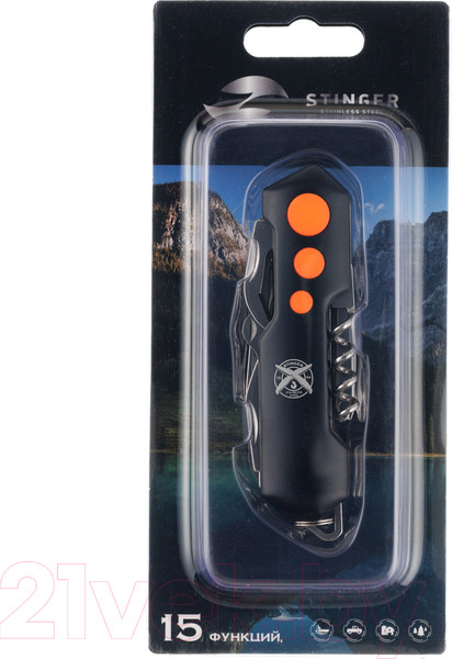 Изображение товара Нож швейцарский STINGER FK-KO5011LG3B 