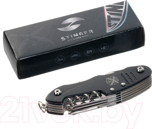 Изображение товара Нож швейцарский STINGER FK-KG5011L2