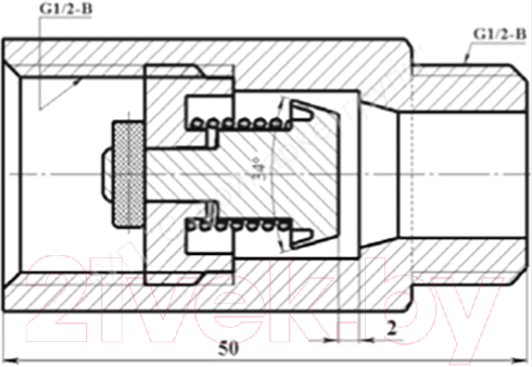 Изображение товара Клапан термозапорный Цветлит ZW20025