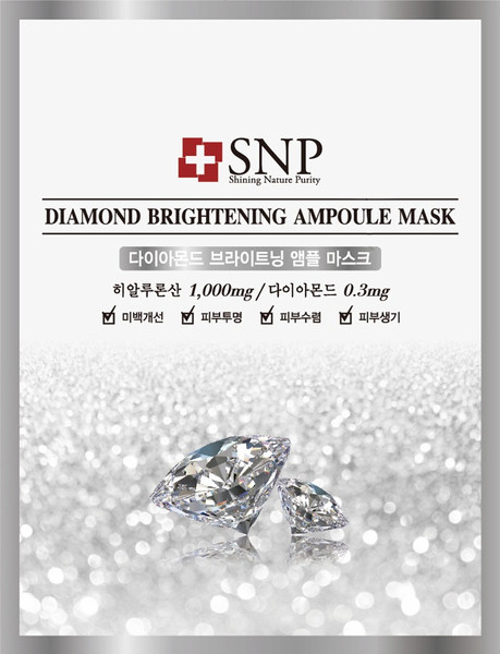 Изображение товара Маска для лица тканевая SNP Diamond Brightening для улучшения цвета лица (25мл)