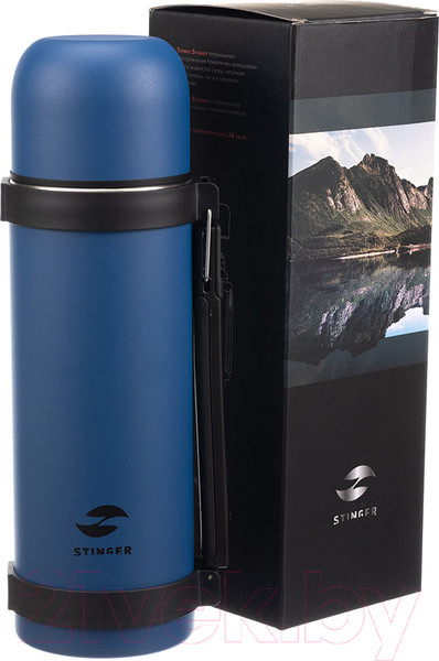 Изображение товара Термос для напитков STINGER HY-1200-11BLU (1.2л, синий)