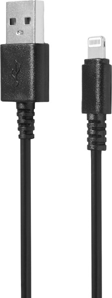 Изображение товара Кабель Sunwind USB (m)-Lightning (m) (1.2м, черный)