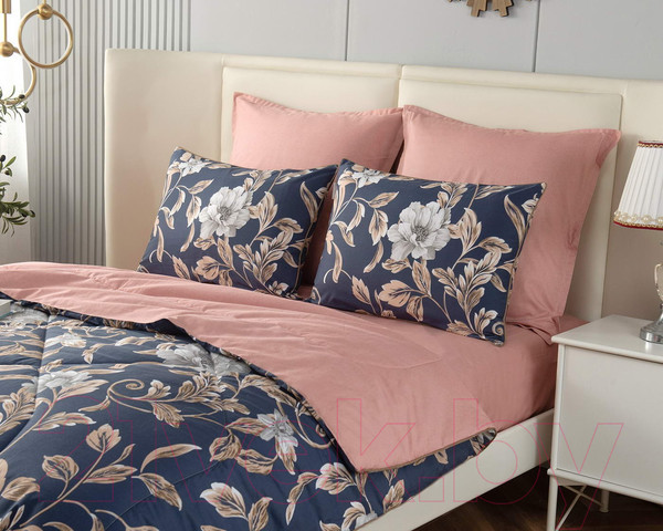 Изображение товара Комплект постельного белья с одеялом Sofi de Marko Ришелье №9 1.6 / Кт-1.6-Р9