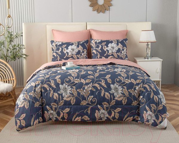 Изображение товара Комплект постельного белья с одеялом Sofi de Marko Ришелье №9 1.6 / Кт-1.6-Р9