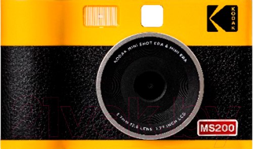 Изображение товара Фотоаппарат с мгновенной печатью Kodak MS200Y (желтый)