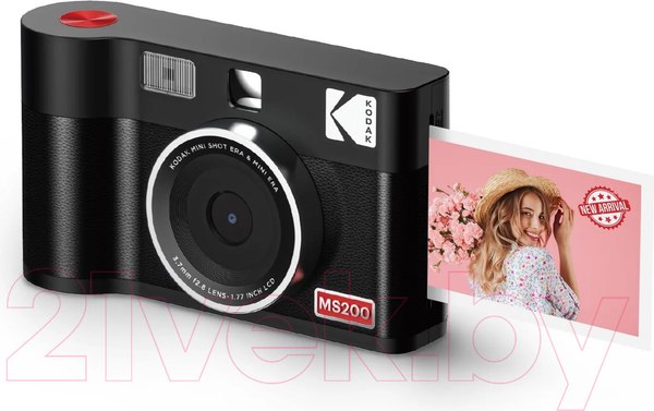 Изображение товара Фотоаппарат с мгновенной печатью Kodak MS200B (черный)