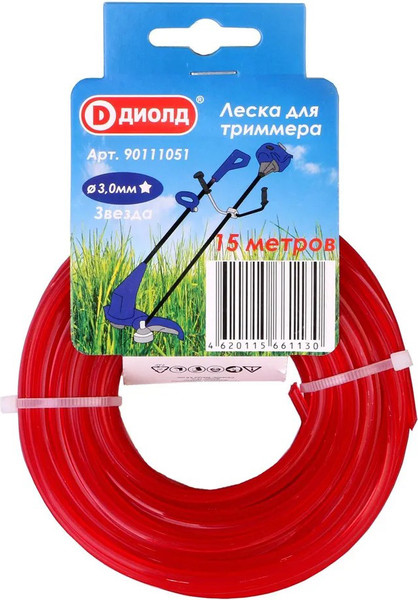 Изображение товара Леска для триммера Диолд 3.0мм / 90111051