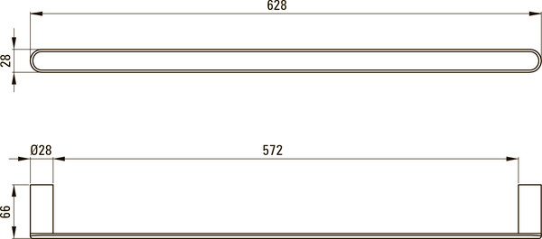 Изображение товара Держатель для полотенца Deante Round Gold BR ADR R621