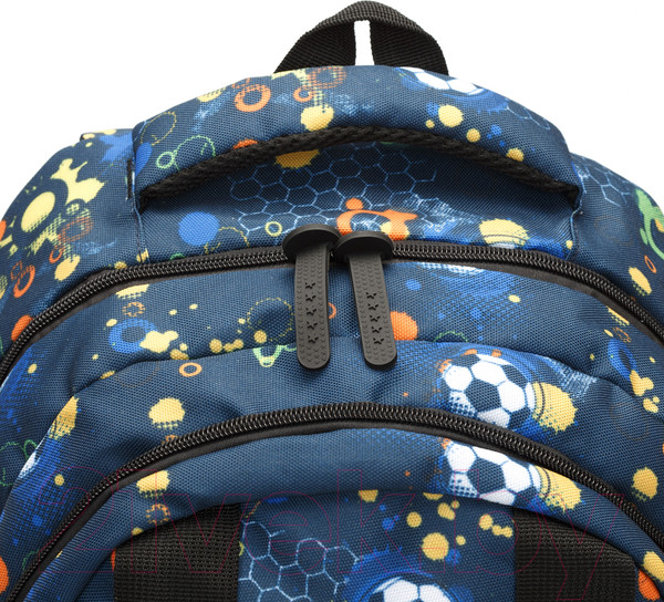 Изображение товара Школьный рюкзак Torber Class X / T5220-BLK-BLU-P (черный/синий)