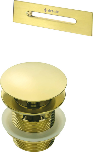 Изображение товара Донный клапан Deante KYY R10B (брашированное золото)