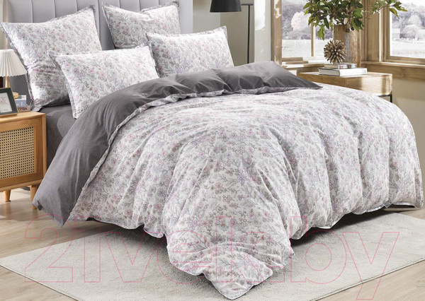 Изображение товара Комплект постельного белья Sofi de Marko Лика 2х / 2х-5632 (кофе)