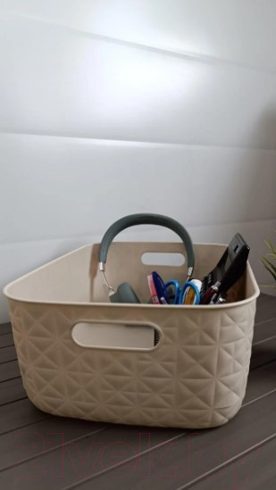 Изображение товара Корзина Curver Softex / 258717 (12.5л, кремовый)