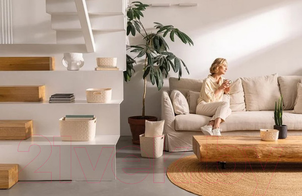 Изображение товара Корзина Curver Softex / 258717 (12.5л, кремовый)