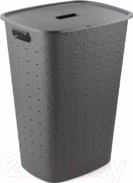 Изображение товара Корзина для белья Curver Softex / 258698 (56л, серый)