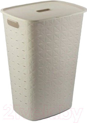 Изображение товара Корзина для белья Curver Softex / 258692 (56л, кремовый)
