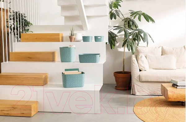 Изображение товара Корзина Curver Softex / 258716 (12.5л, бирюзовый)