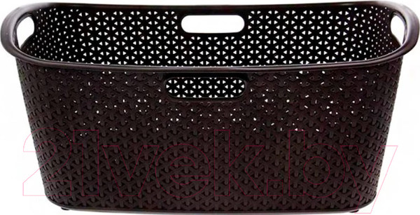 Изображение товара Корзина для белья Curver Laundry basket / 223390 (47л, темно-коричневый)