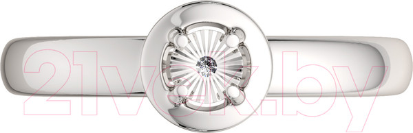 Изображение товара Кольцо из серебра ZORKA 02D0066.ZZ (р.18.5, с бриллиантом)