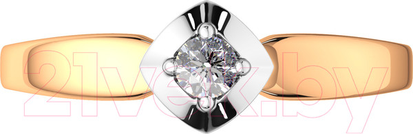 Изображение товара Кольцо помолвочное из комбинированного золота ZORKA 2D00238.14K.B.ZZ (р.18, с бриллиантом)