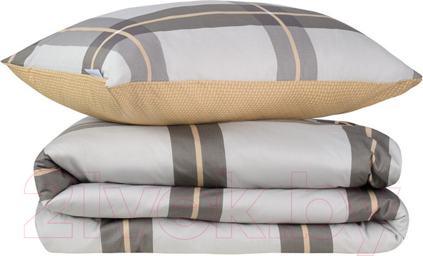 Изображение товара Комплект постельного белья Sofi de Marko Арчи Евро 4н / Евро-5643 (бежевый)