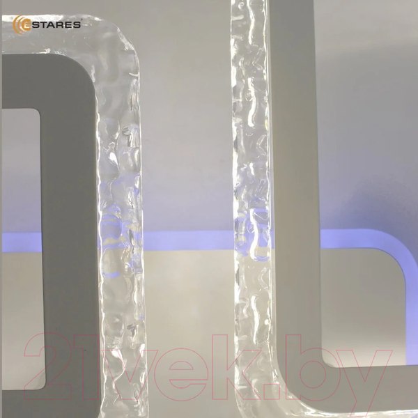 Изображение товара Люстра Estares Oval Ice RGB 75W 5S-APP-725x500x93-White/Clear-220-IP20