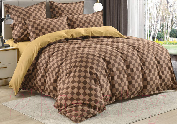 Изображение товара Комплект постельного белья Sofi de Marko Кимберли 1.6 / 1.6-5590 (кофе)